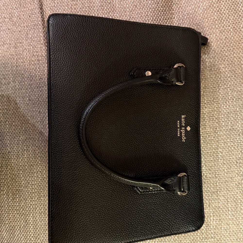 Kate Spade Black Satchel - Pebbled Leather